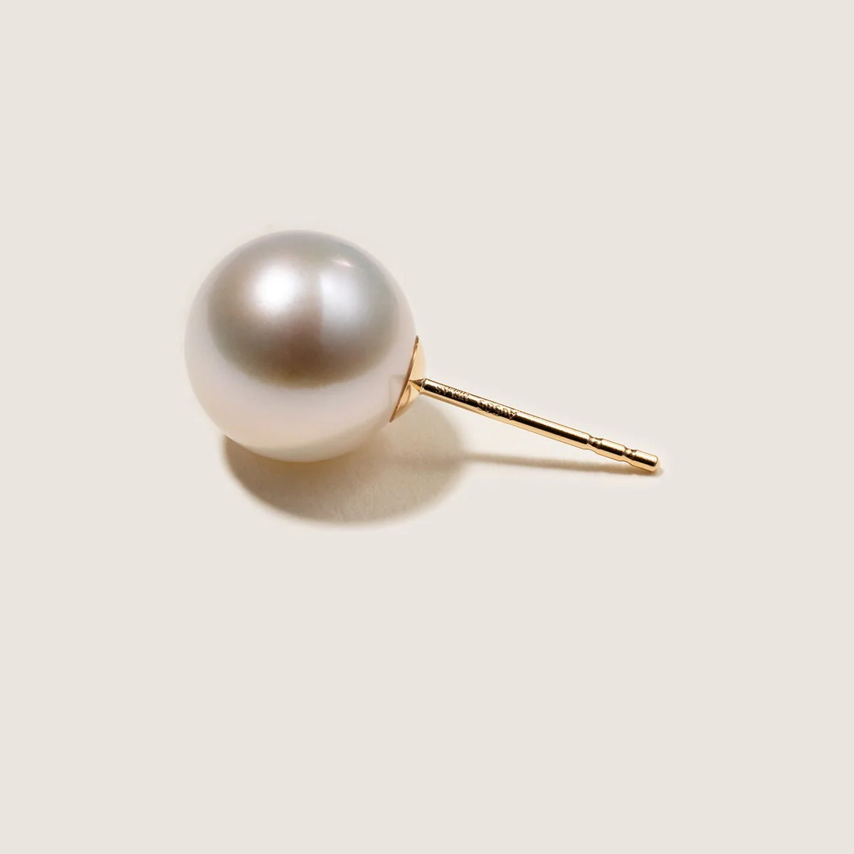 10-11mm Freshwater Edison Pearl 14K Gold Classic Studs Earrings - Image 5