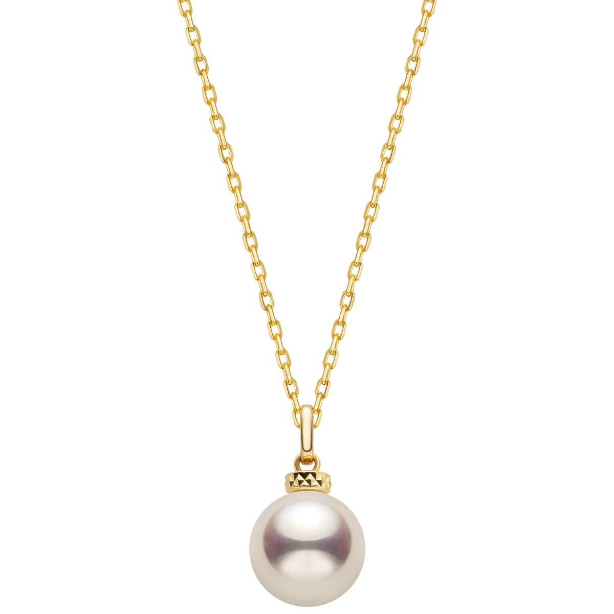 Akoya Pearl 18K Gold Italian Casual Style Pendant Necklace - Image 4