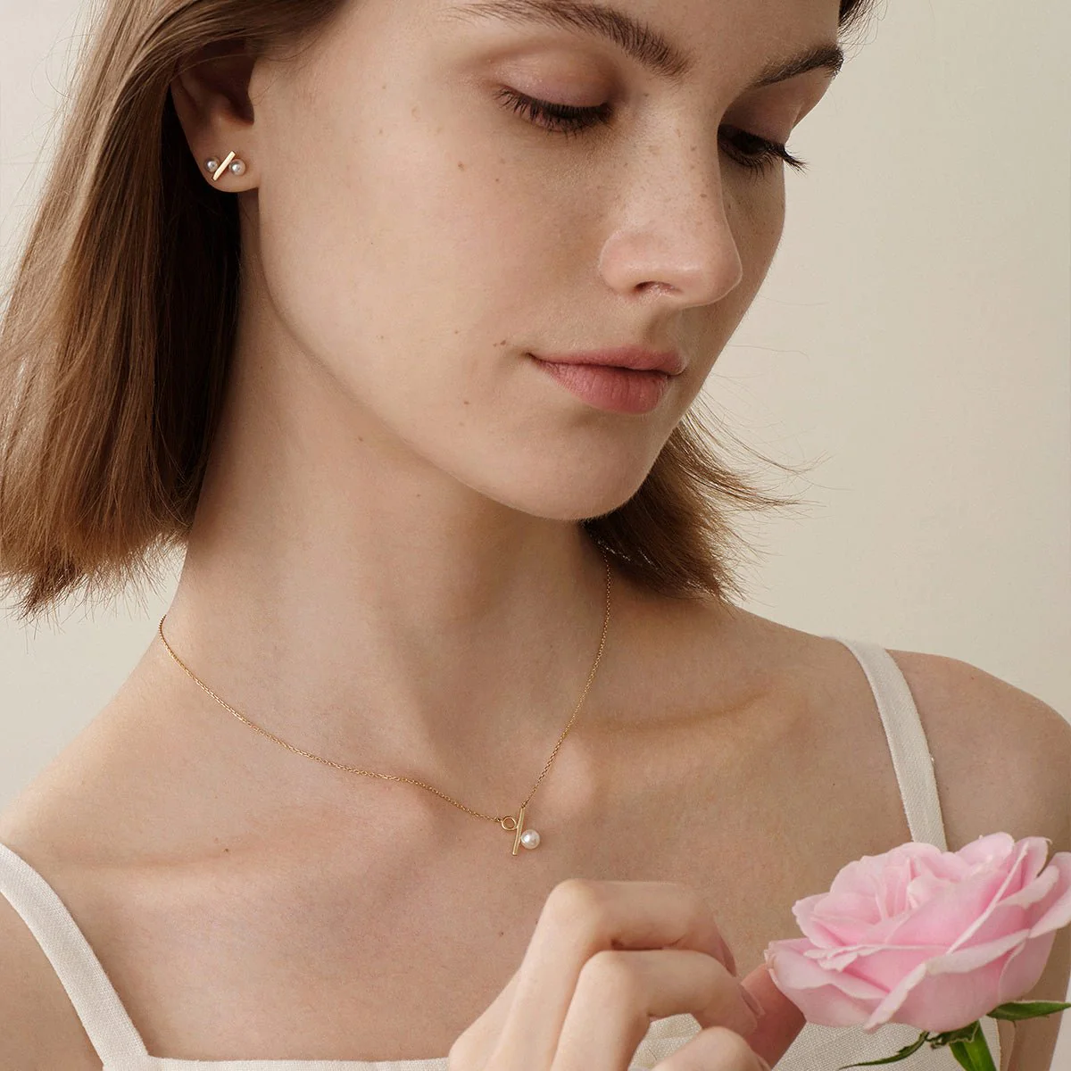 Akoya Pearl 18K Gold Percentage Necklace - Image 8