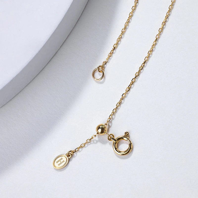 Akoya Pearl 18K Gold Whole Rest Note Necklace - Image 9
