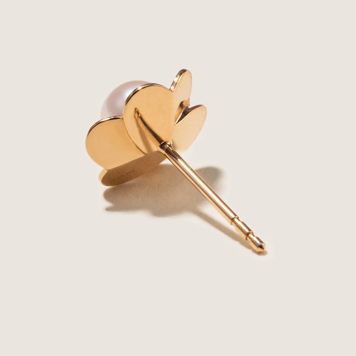 Freshwater Pearl 10K 14K Rose Gold Bloom Dew Earrings - Image 9