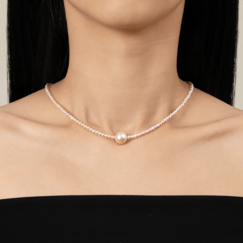 Freshwater Pearl 925 Sterling Silver Surprise Strand Necklace - Image 4