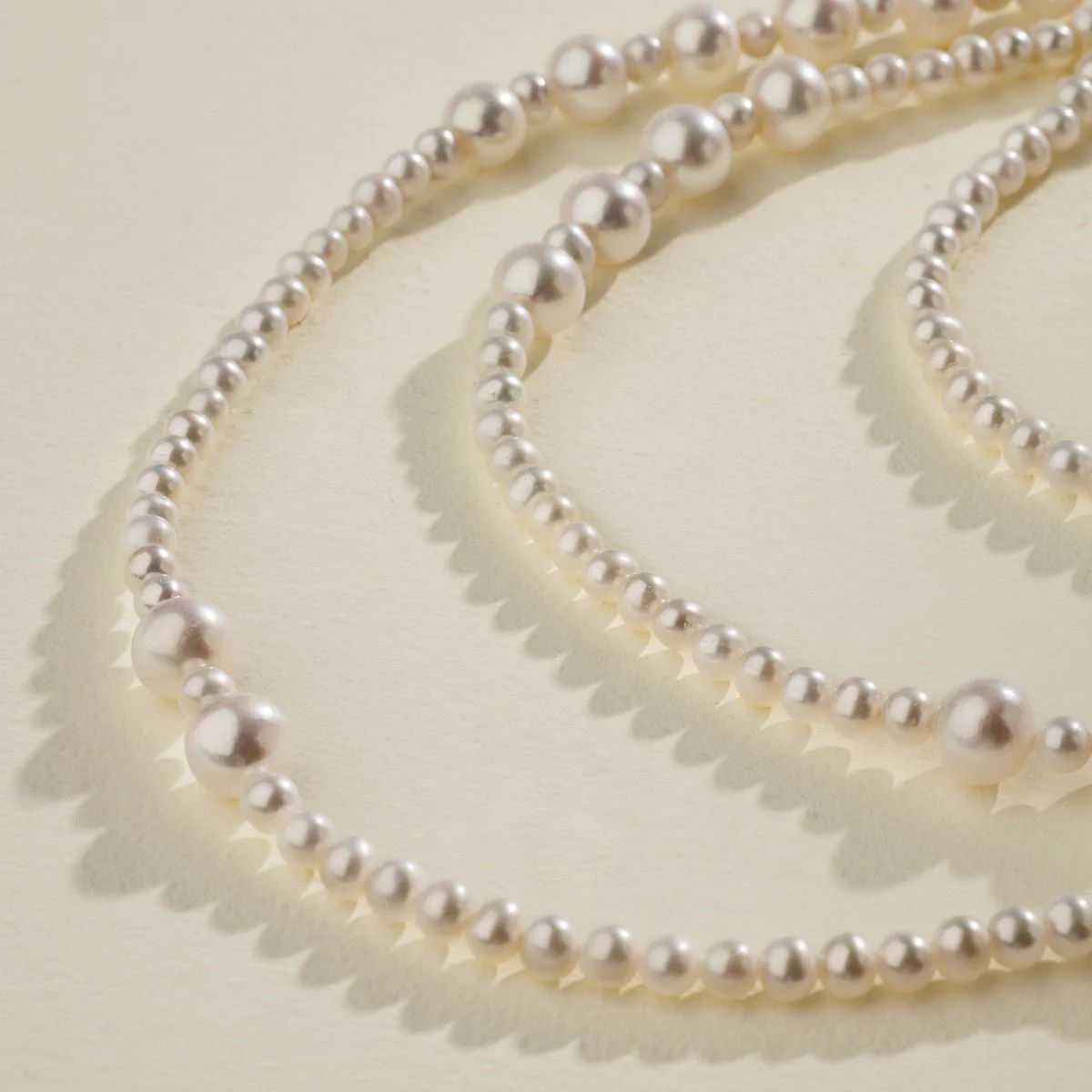 Freshwater Pearl Dewdrop Extra-Long Strand Necklace - Image 4