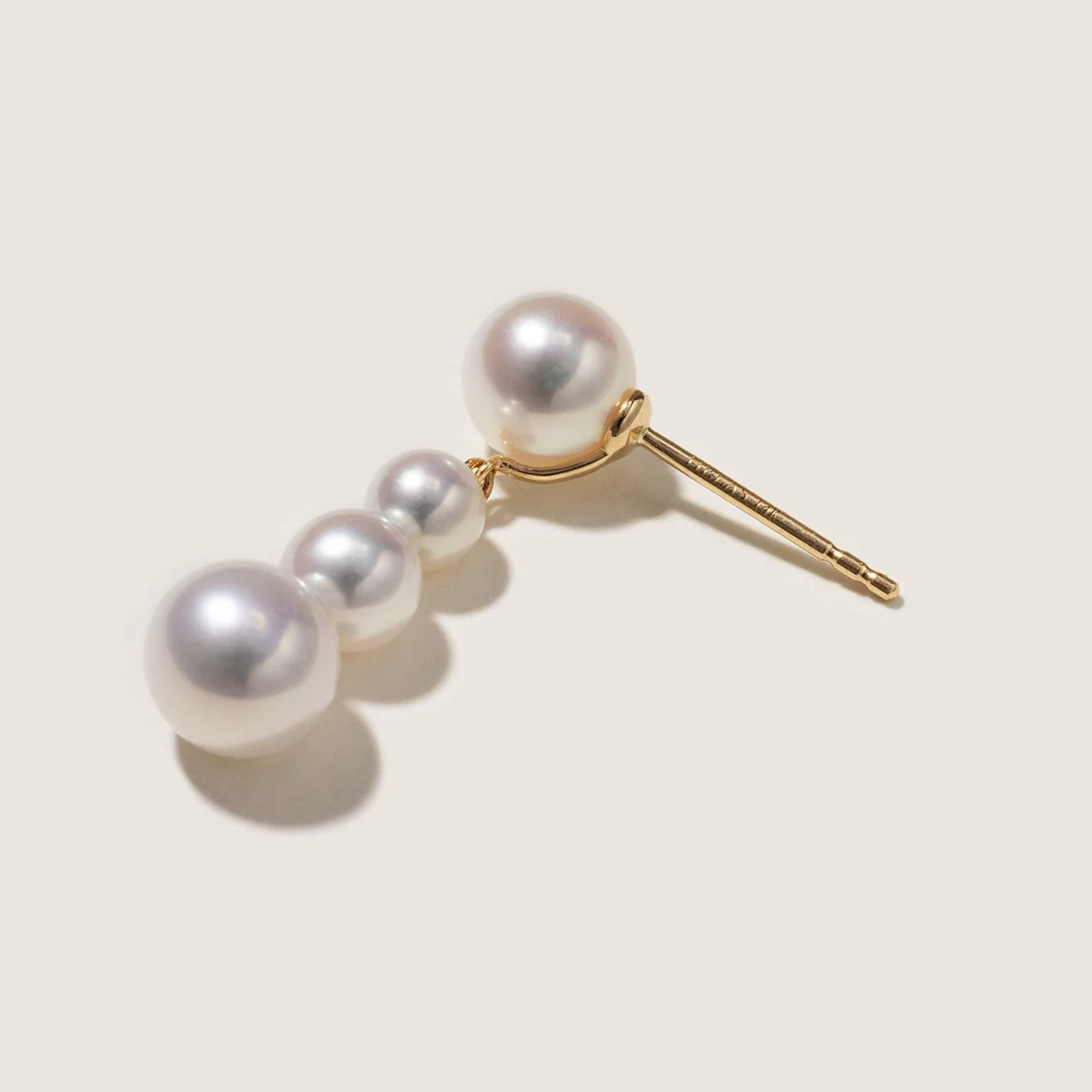 Freshwater Pearls 14K Gold Gradient Breeze Earrings - Image 4