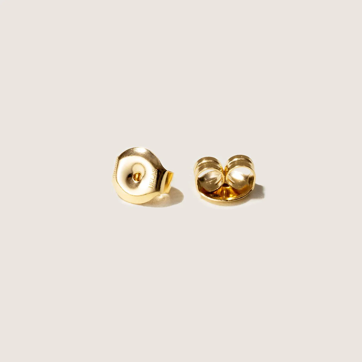 Freshwater Pearls 14K Gold Ribbon H Studs Earrings - Image 8