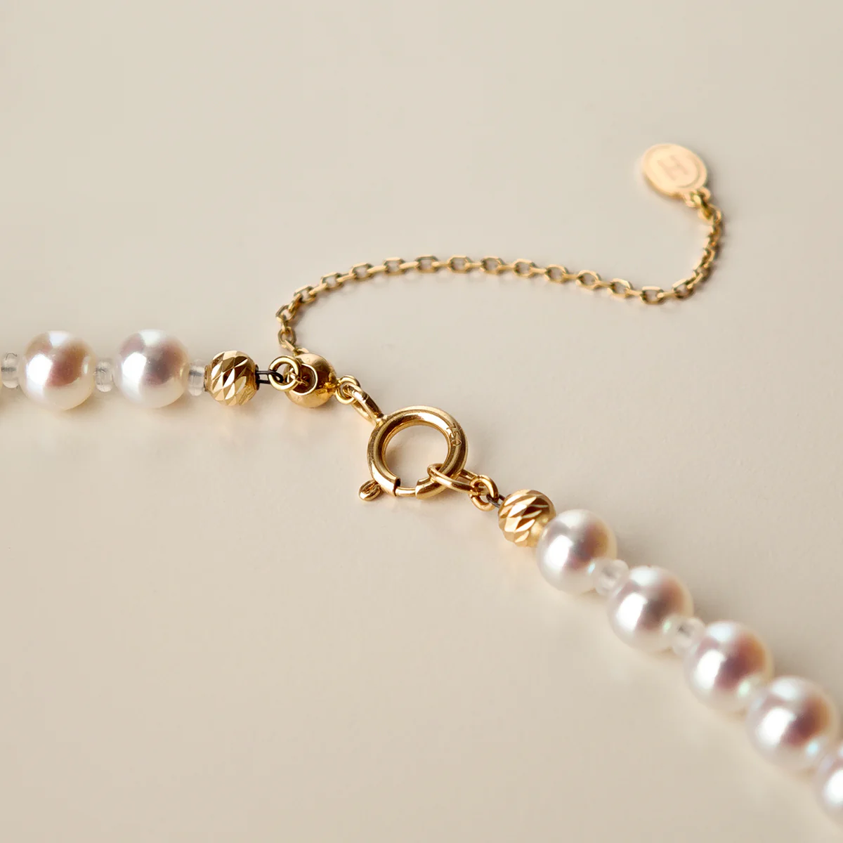 GUILD Certificate Noble Aurora Freshwater Pearl 18K Gold H Mark Strand Necklace - Image 15