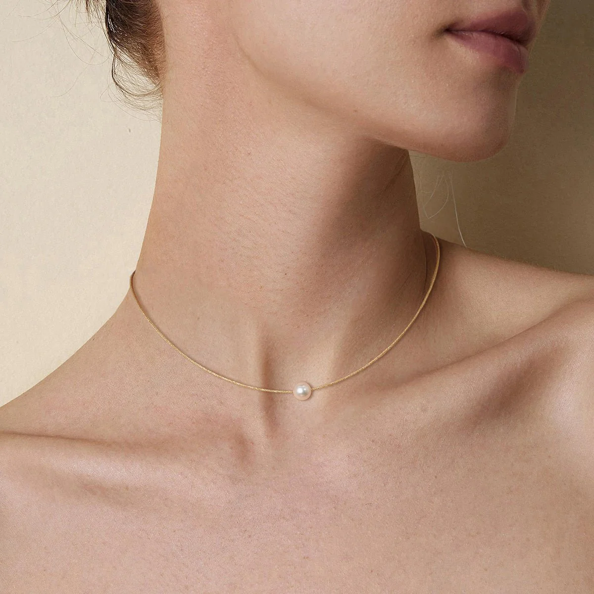 Akoya 18K Gold Pearl Necklace - Image 6