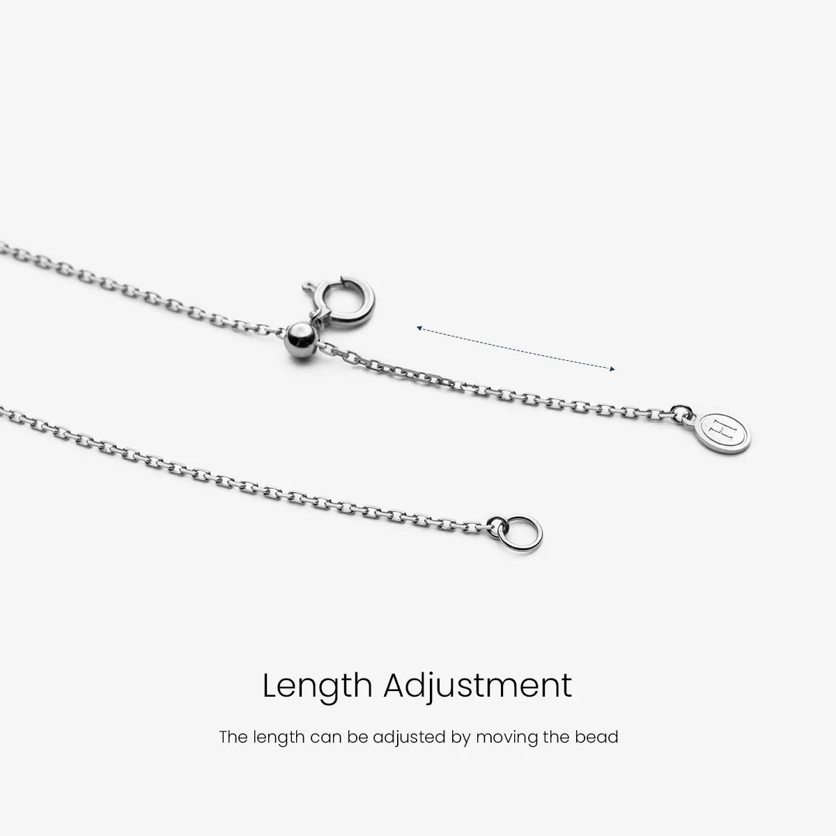 Akoya Pearl 18K White Gold Moon Diamond Necklace - Image 8