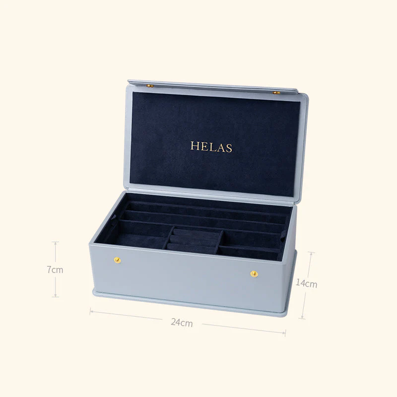 Large Leather Jewelry Box - Image 8