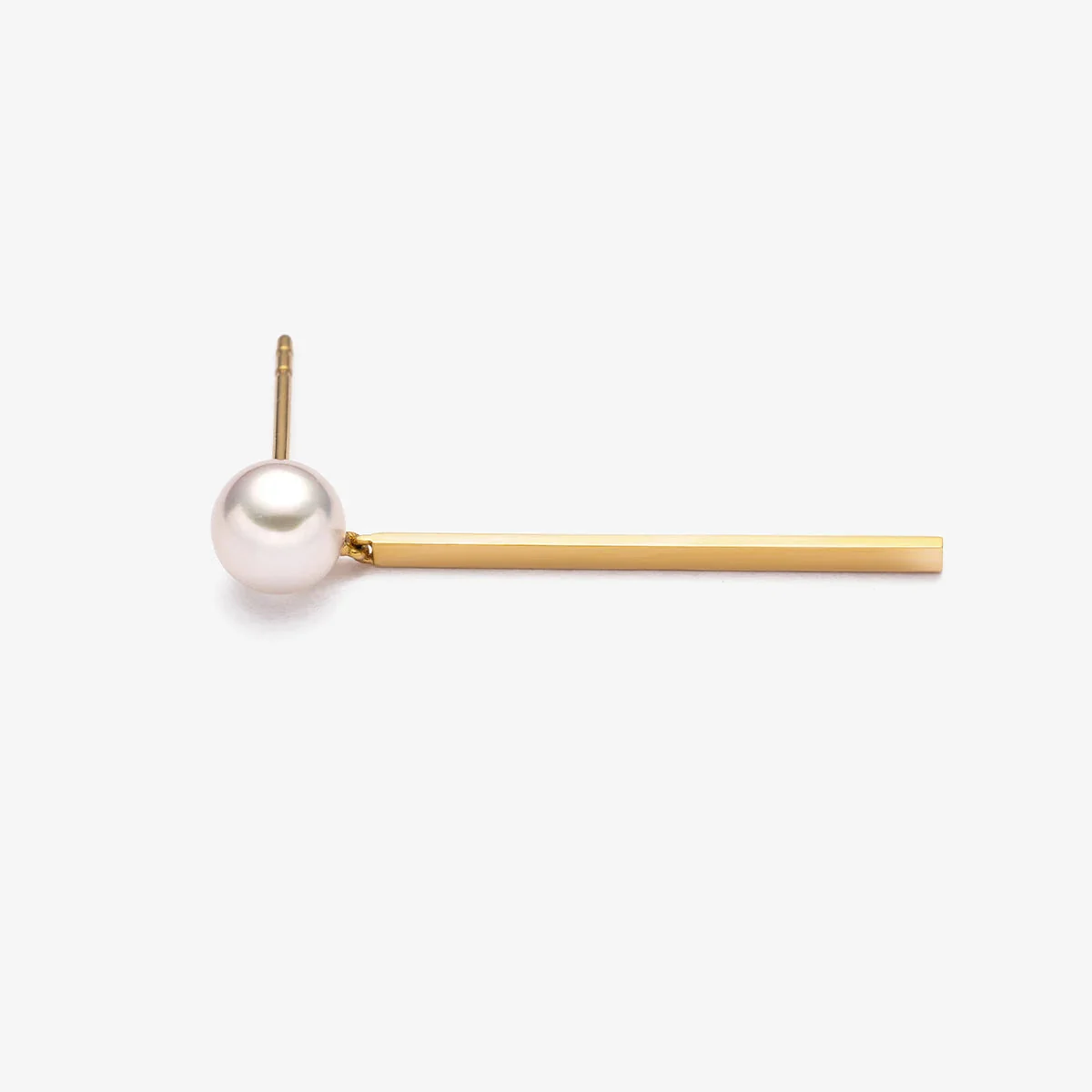 Akoya Saltwater Pearl 18K Gold Tassels Earrings - Image 4