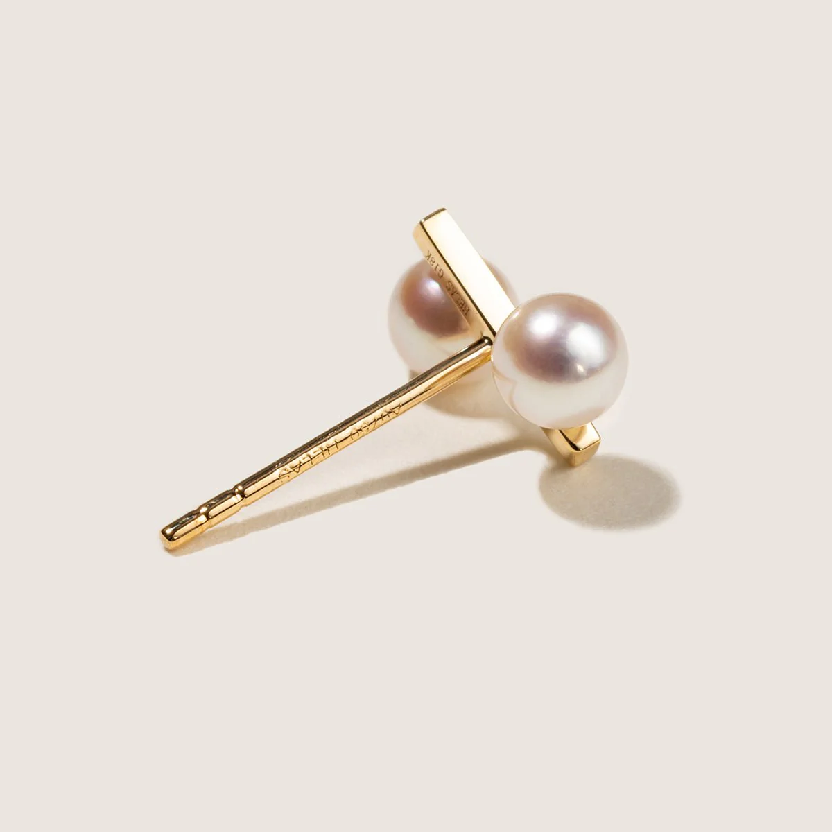 Akoya Saltwater Pearl Earrings 18K Gold Earrings - Image 9