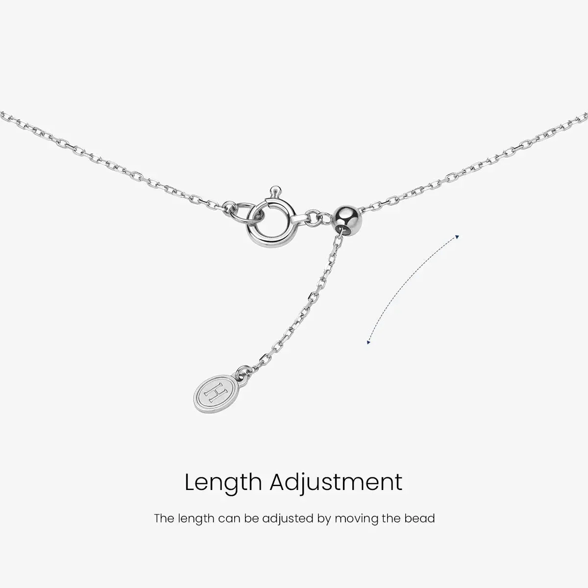 Akoya Saltwater Pearl 18K White Gold Diamond V-shape Necklace - Image 4